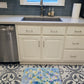 Light and Airy Daisies Machine Washable Memory Foam Mat IBD0255RUG