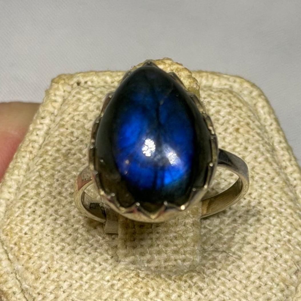 Anillo de labradorita 7 03.9028