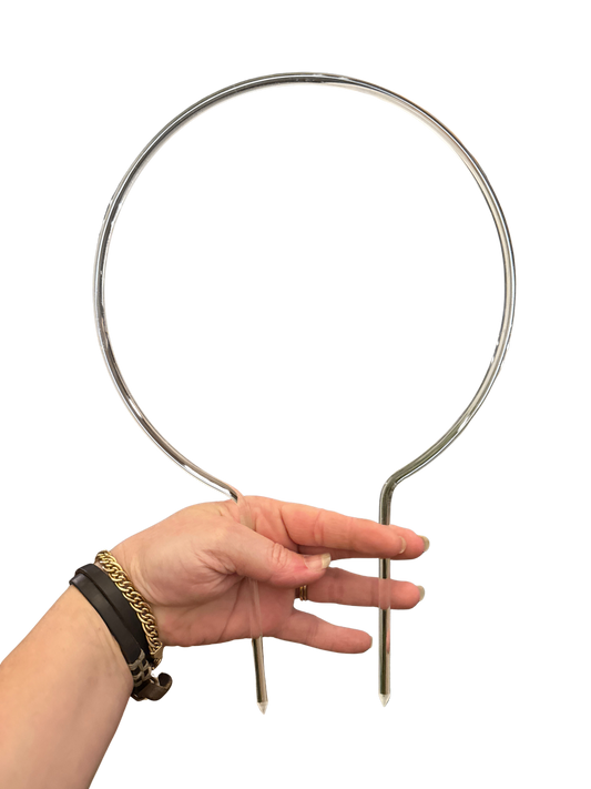 Acrylic Circle shaped Trellis with Pointed Ends
