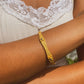 Gold Petite Flower Bangle