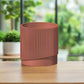 Mid-Century Ribbed Planter with Drainage and Saucer in Multiple Colors, 3D Printed Planter with Unique Modern Design, Lightweight, Wave