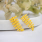 Dawnlight Fern Earrings