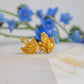 Tri Leaf Stud Earrings