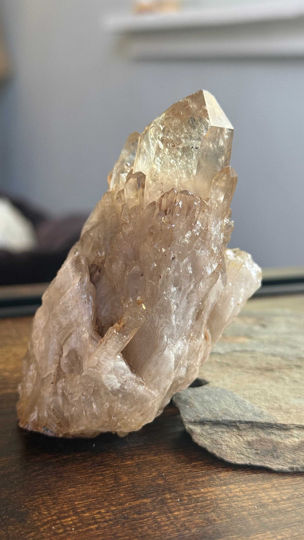Racimo de Citrino Kundalini con Cueva Mística ✨🔮