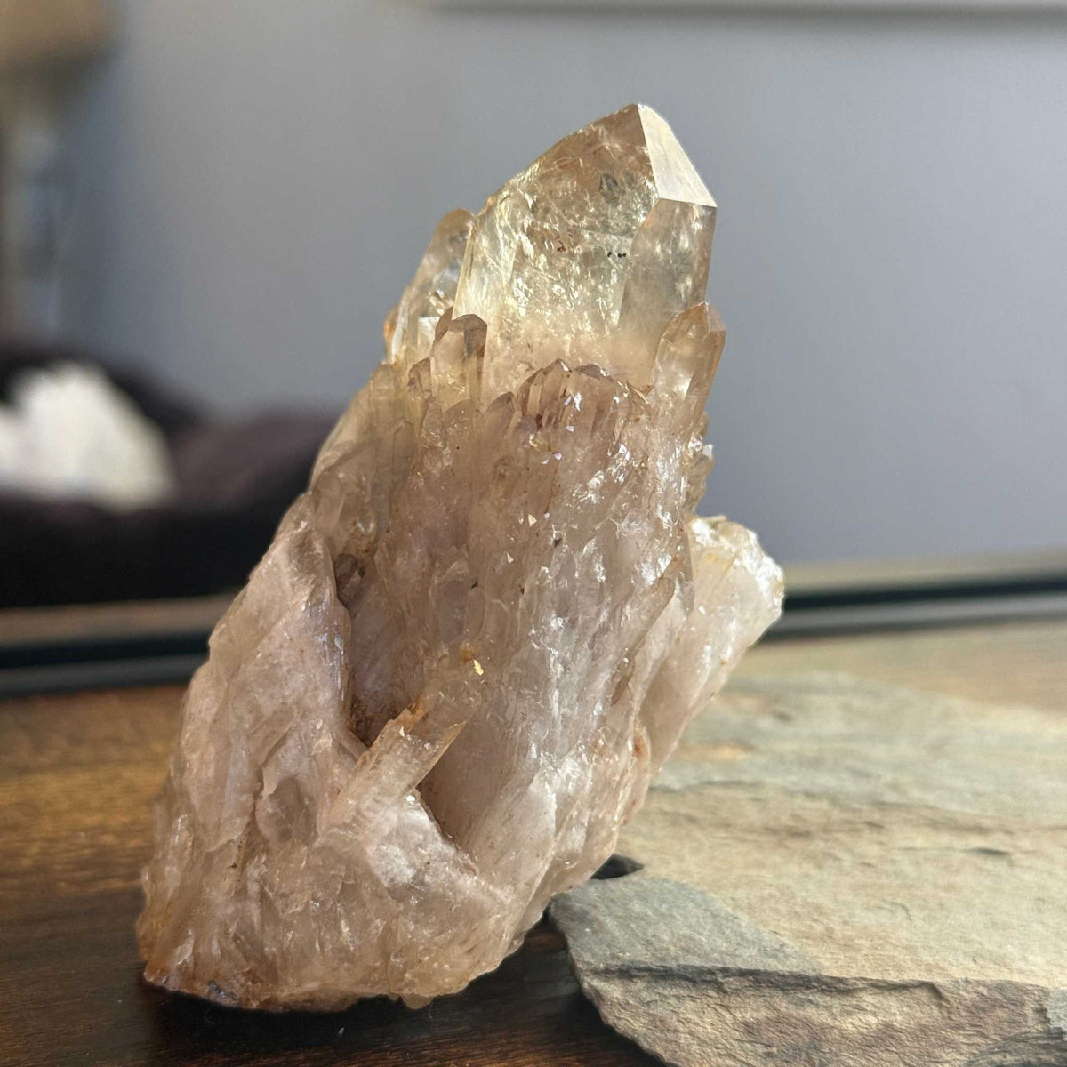 Racimo de Citrino Kundalini con Cueva Mística ✨🔮