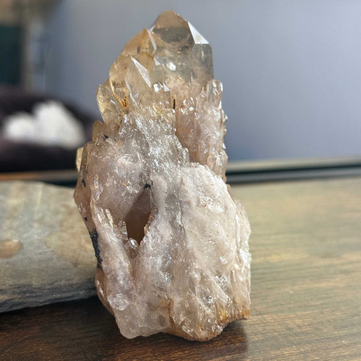 Racimo de Citrino Kundalini con Cueva Mística ✨🔮