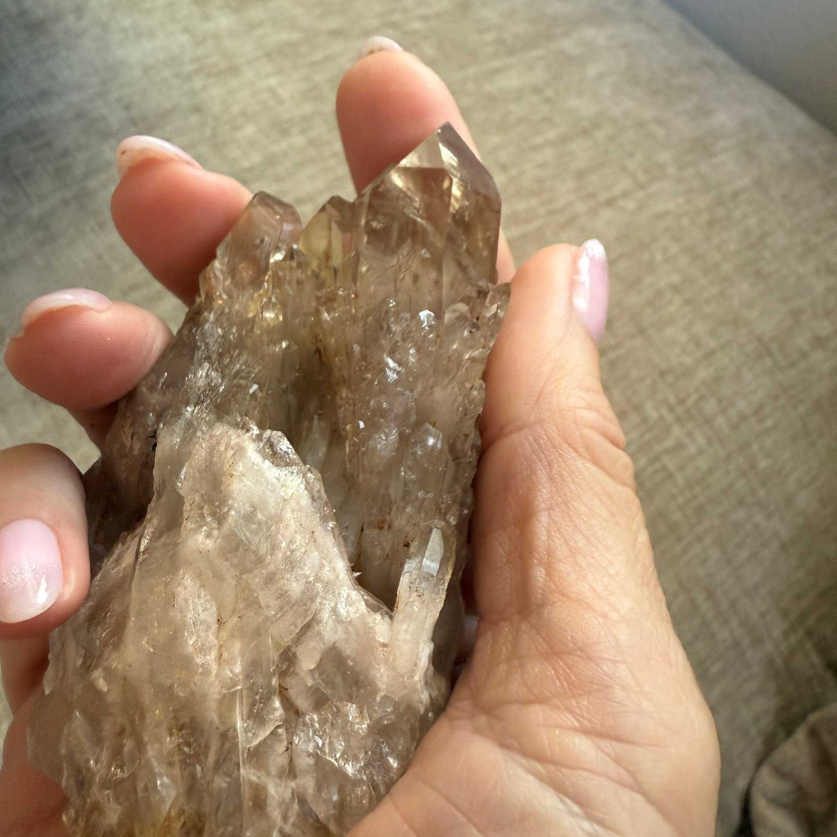 Racimo de Citrino Kundalini con Cueva Mística ✨🔮