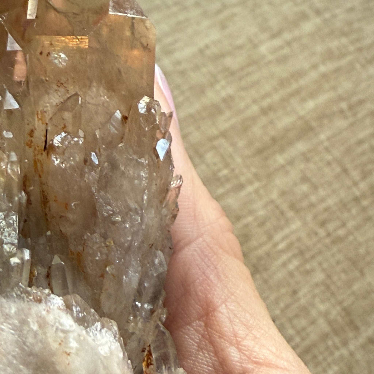 Racimo de Citrino Kundalini con Cueva Mística ✨🔮