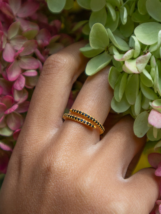 Serpentine Wrap Ring - Gold