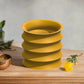 Rippled Plant Pot with Drainage – Modern Organic Indoor Planter with Saucer, 3D Printed Wavy Pot for Houseplants - BRIM