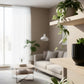 Modern Indoor Planter with Drainage – 3D Printed Fluted Plant Pot, Vertical Ribbed Design, Minimalist Decor Accent, Mid-Bubble