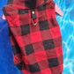 Fleece Walking Jacket with Leash loop- Pullover Super Soft Choose Print