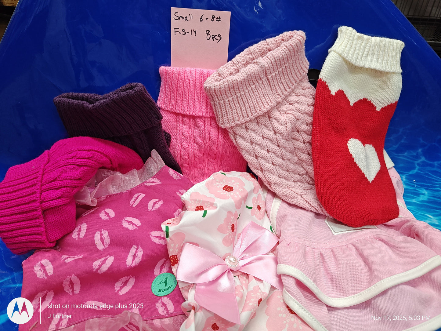 Dog Outfit Bundle ( Small/Med 6 to 11 Pound Pets ) Choose Your Bundle