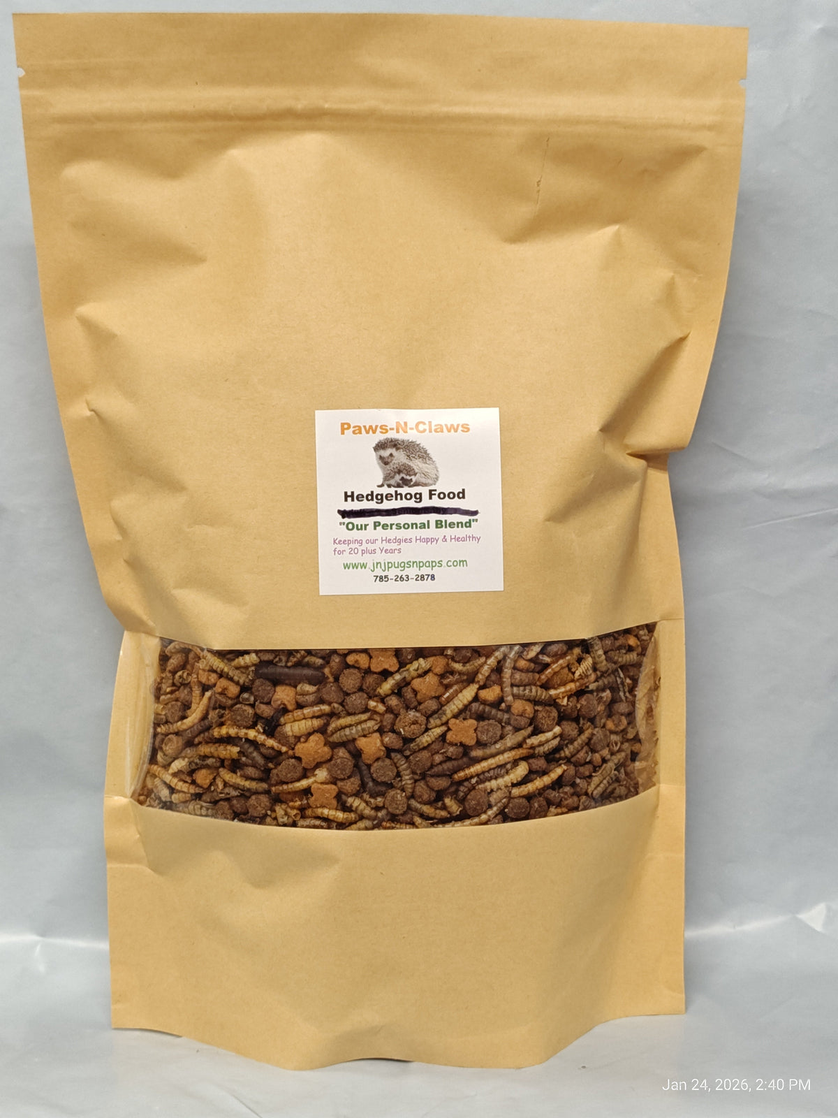 Alimento completo para erizos de tierra  #1 lb 7 oz