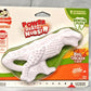Nylabone Durable Dental Dinosaur Dog Chew Helps Fight Plaque & Tartar for Dogs