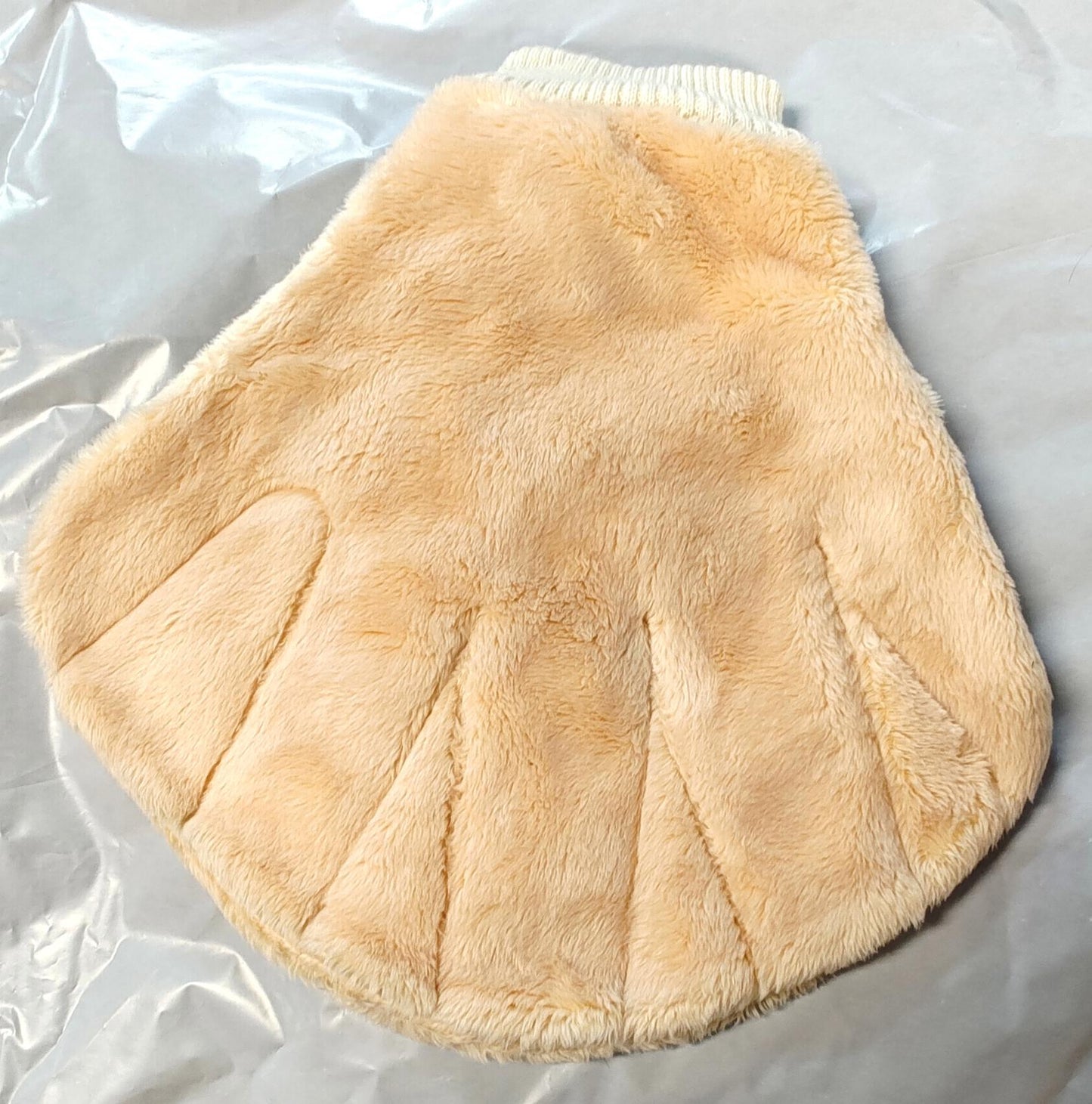 Small Pet Bonding, Non-Bite, No Poke Mitt, Calming Glove, Grey or Peach