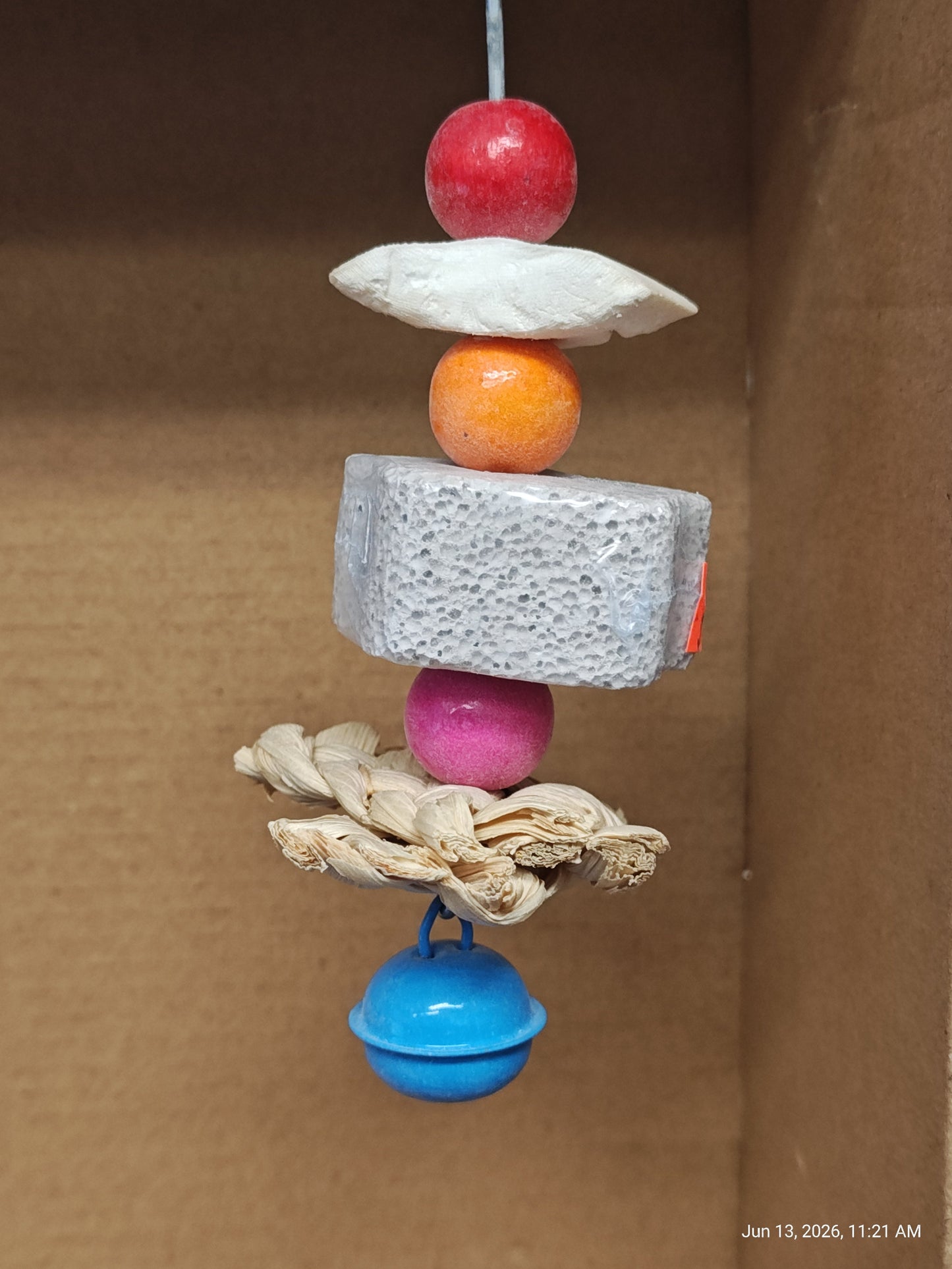 Flower Pumice Hanging Chew toys