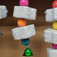 Flower Pumice Hanging Chew toys