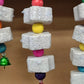 Flower Pumice Hanging Chew toys