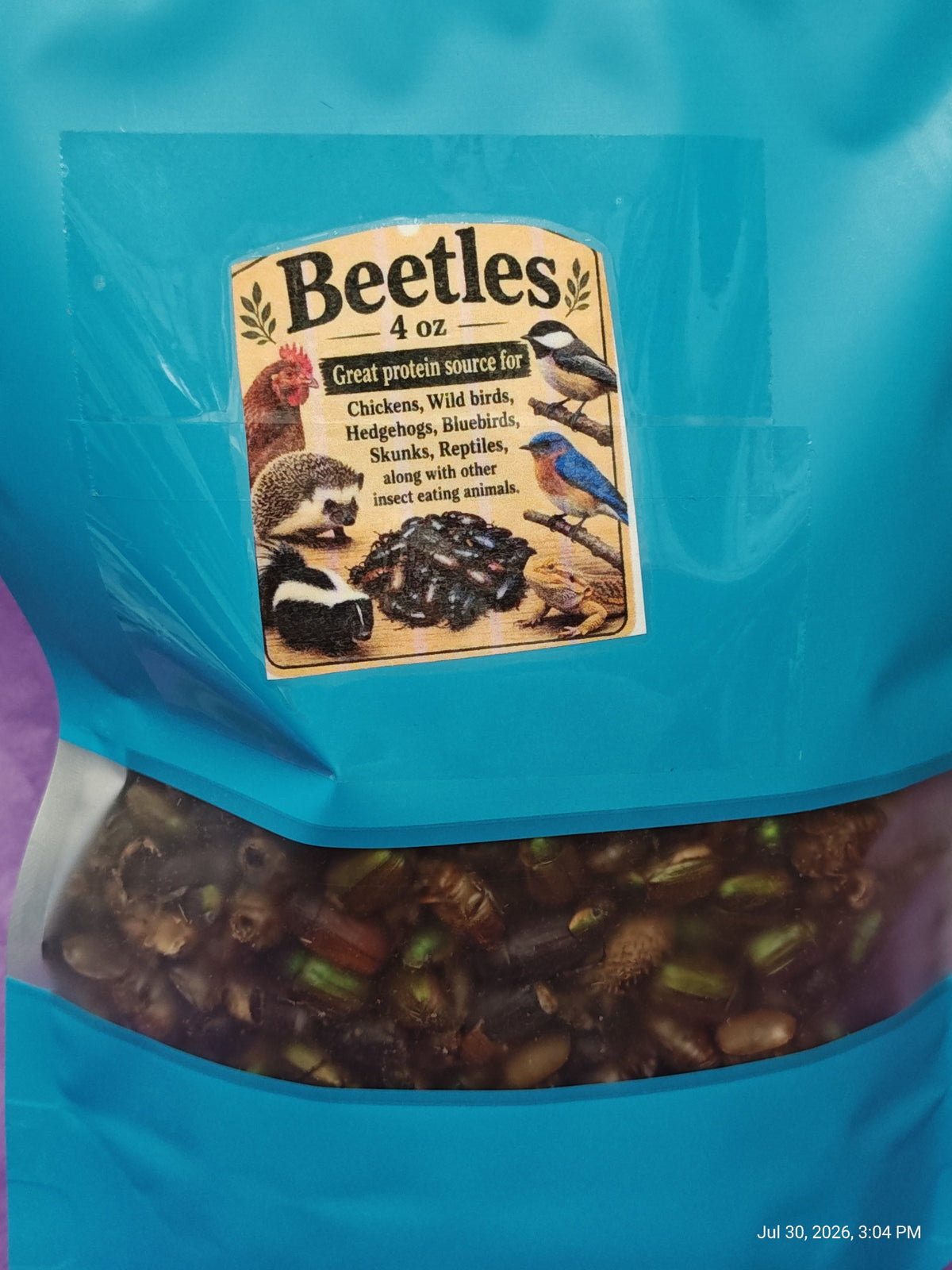 Super Beetle Bag (Beetles ) 4 oz Resealable Bag