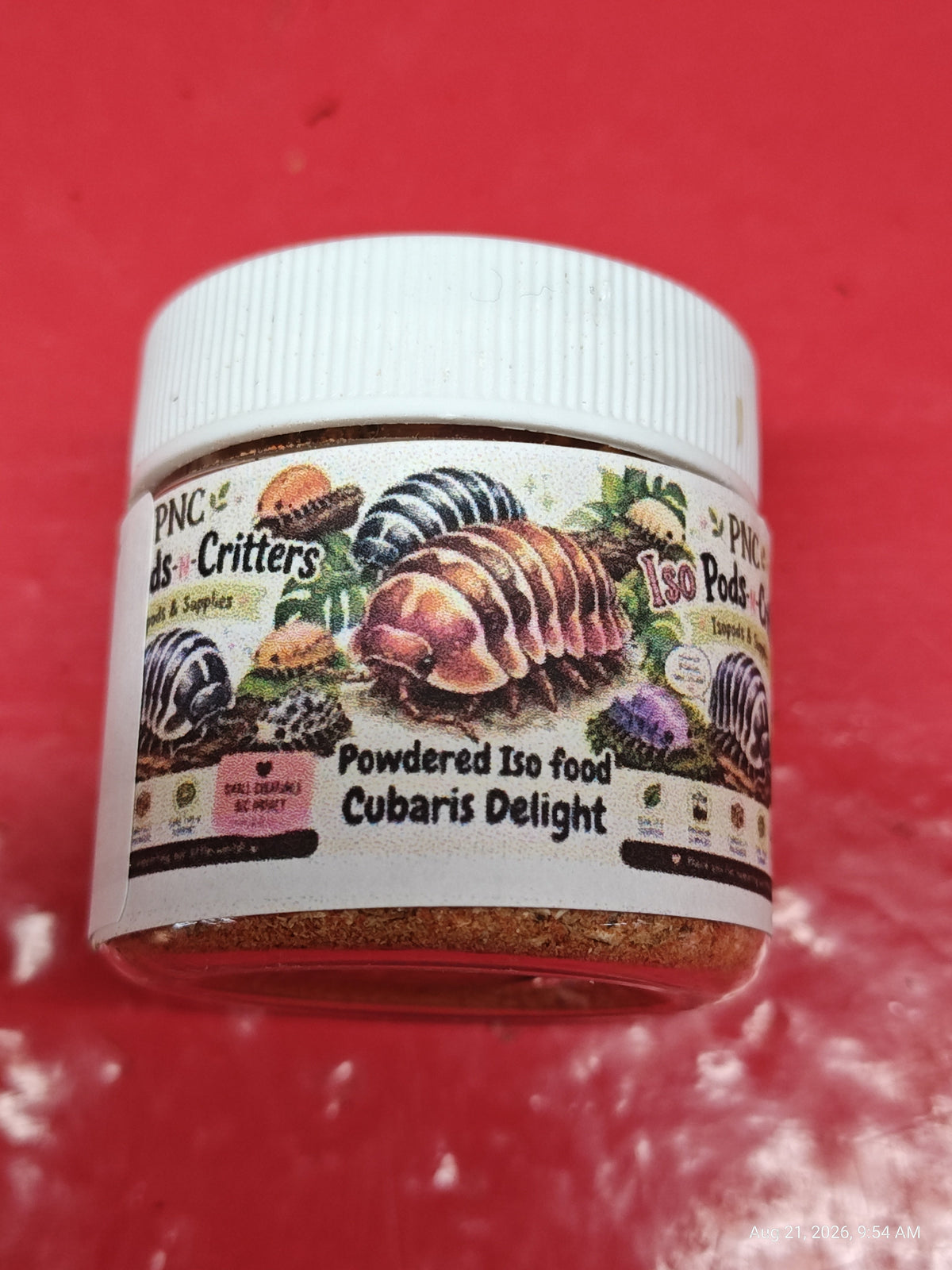 Dieta para isópodos e invertebrados "Cubaris Delight"