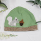 Squirrel Cashmere Hat - Newborn