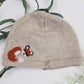 Sleeping Fox Cashmere Hat - Baby