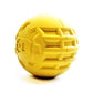 Industrial Dog Ball Rubber Chew Toy for Heavy Chewers | Yellow | USA Made | SodaPup