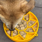 Sunflower eTray Shallow Slow Feeder Dog Bowl for Enrichment | USA Made