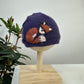 Sleeping Fox Cashmere Hat - Newborn