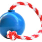 USA-K9 Cherry Bomb Rubber Dog Chew Toy | K9 Handler Reward Toy | Blue | USA Made