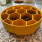 Honeycomb eBowl Deep Slow Feeder Dog Bowl for Enrichment | USA Made