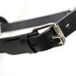 Derby Originals Premium Fancy Stitch Flat Leather Cattle Show Halter – Adjustable Fit with 48" Lead and 14" Chain, Small/Medium/Large – 1-Year Warranty