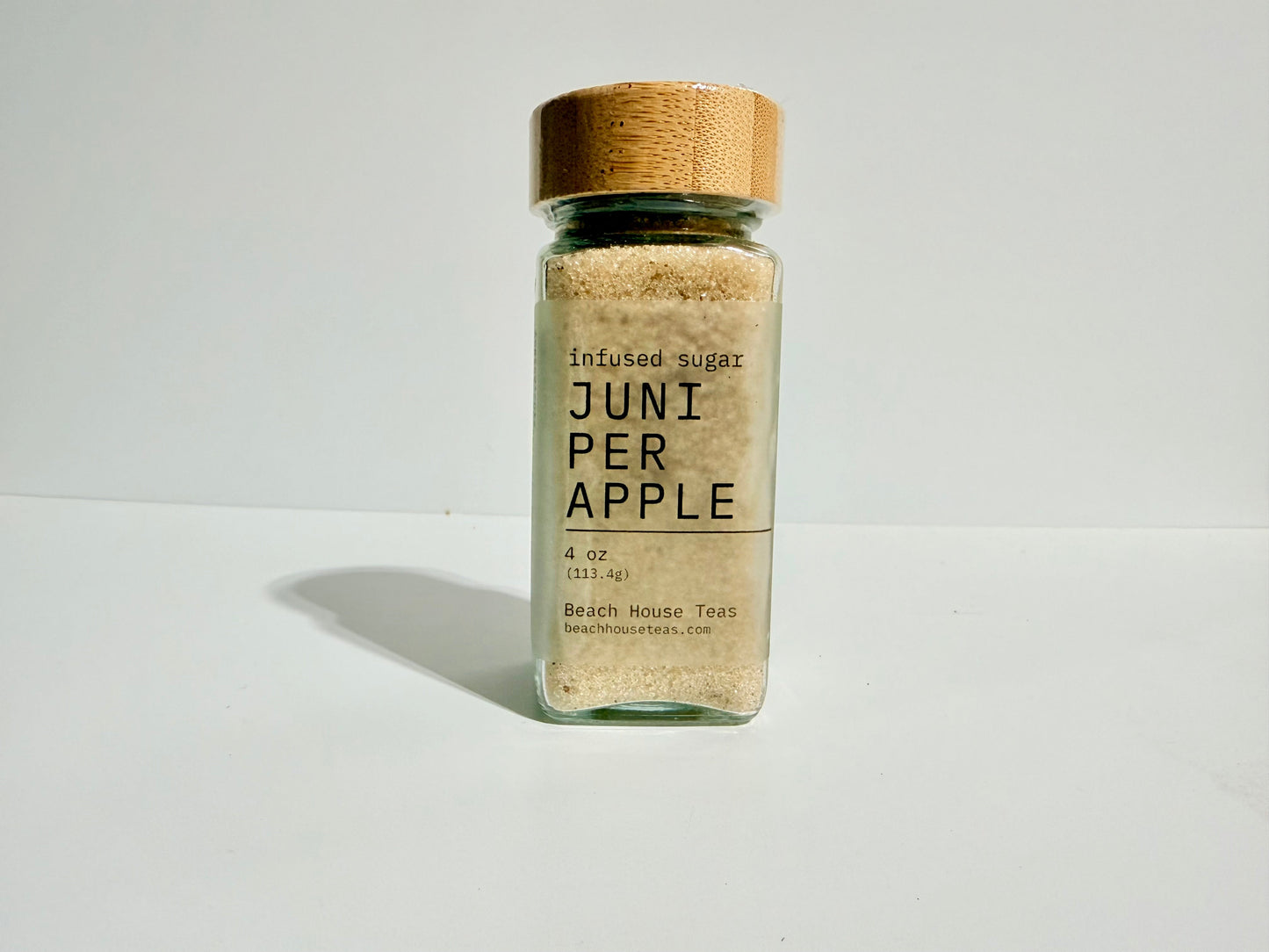 Juniper Apple infused artisan culinary  sugar