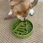 Pine Tree Christmas eBowl Deep Slow Feeder Dog Bowl for Enrichment | USA Made