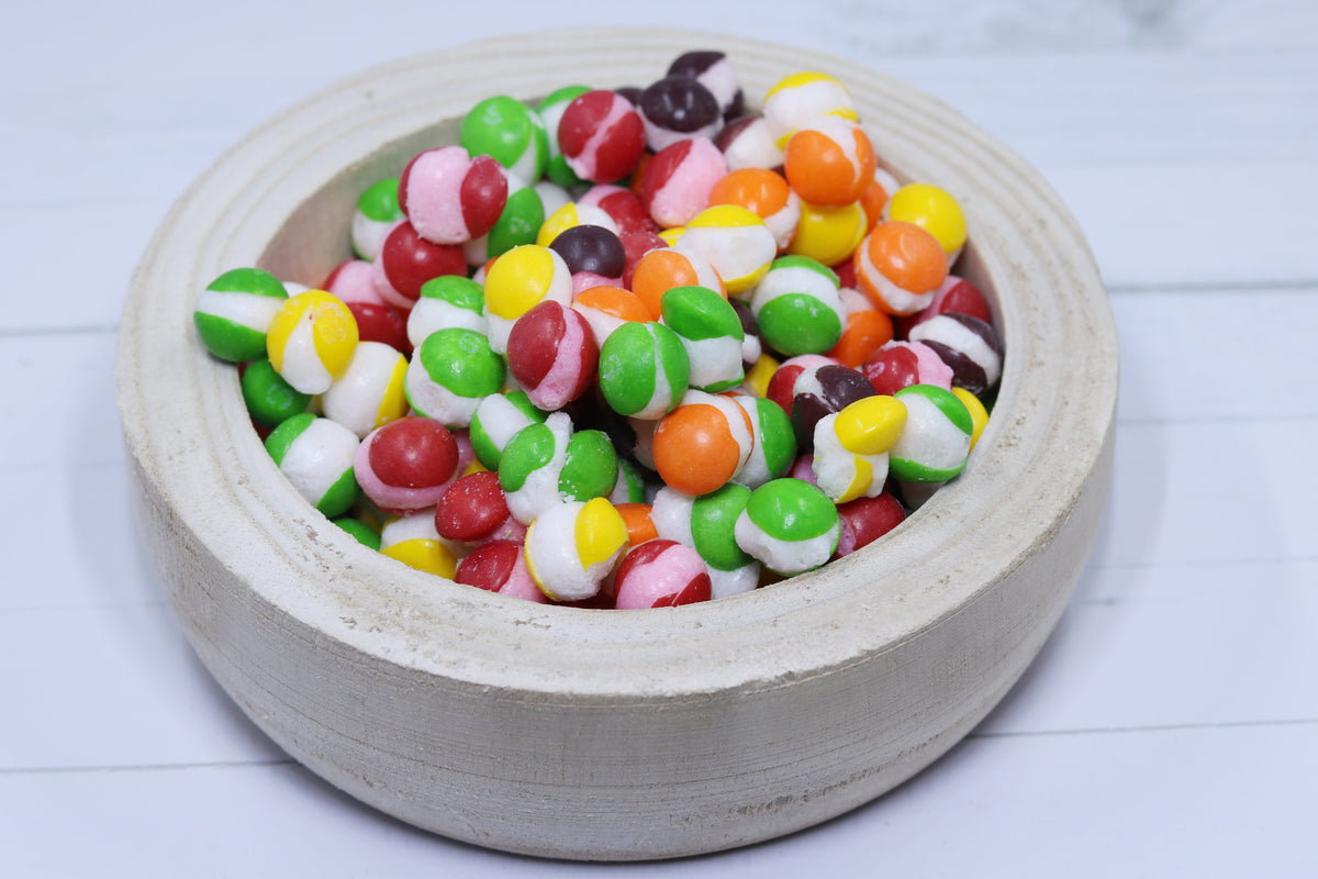 Crunch arcoíris liofilizado