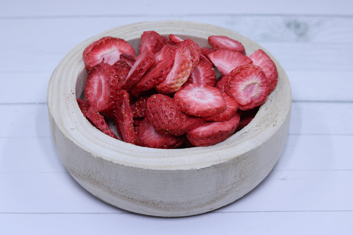 Fresas liofilizadas