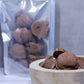 Bocaditos de helado de chocolate liofilizado