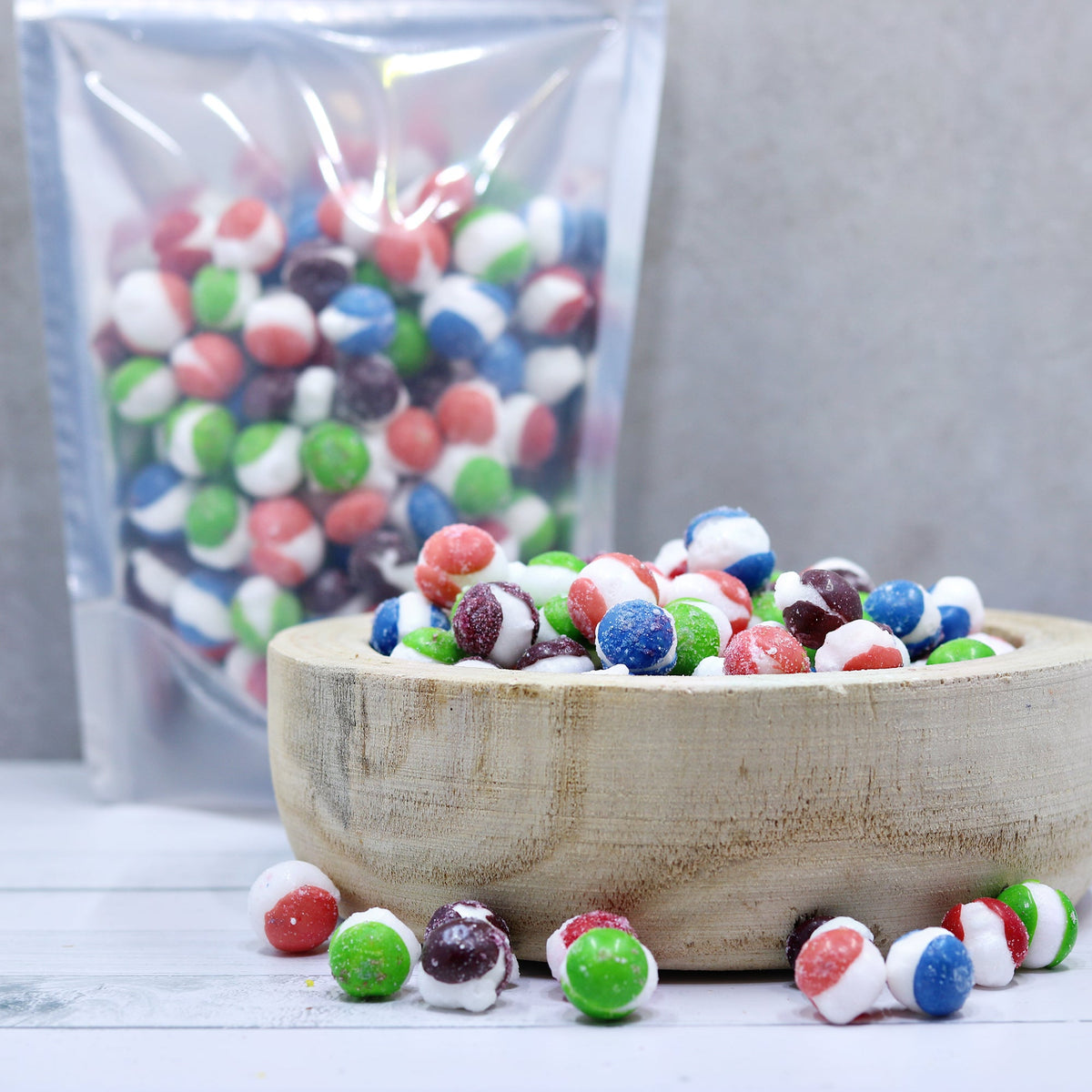 Crunch de frutos rojos ácidos liofilizado