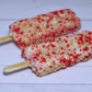 Paleta de helado liofilizada (eclair de chocolate, pastel de fresa)