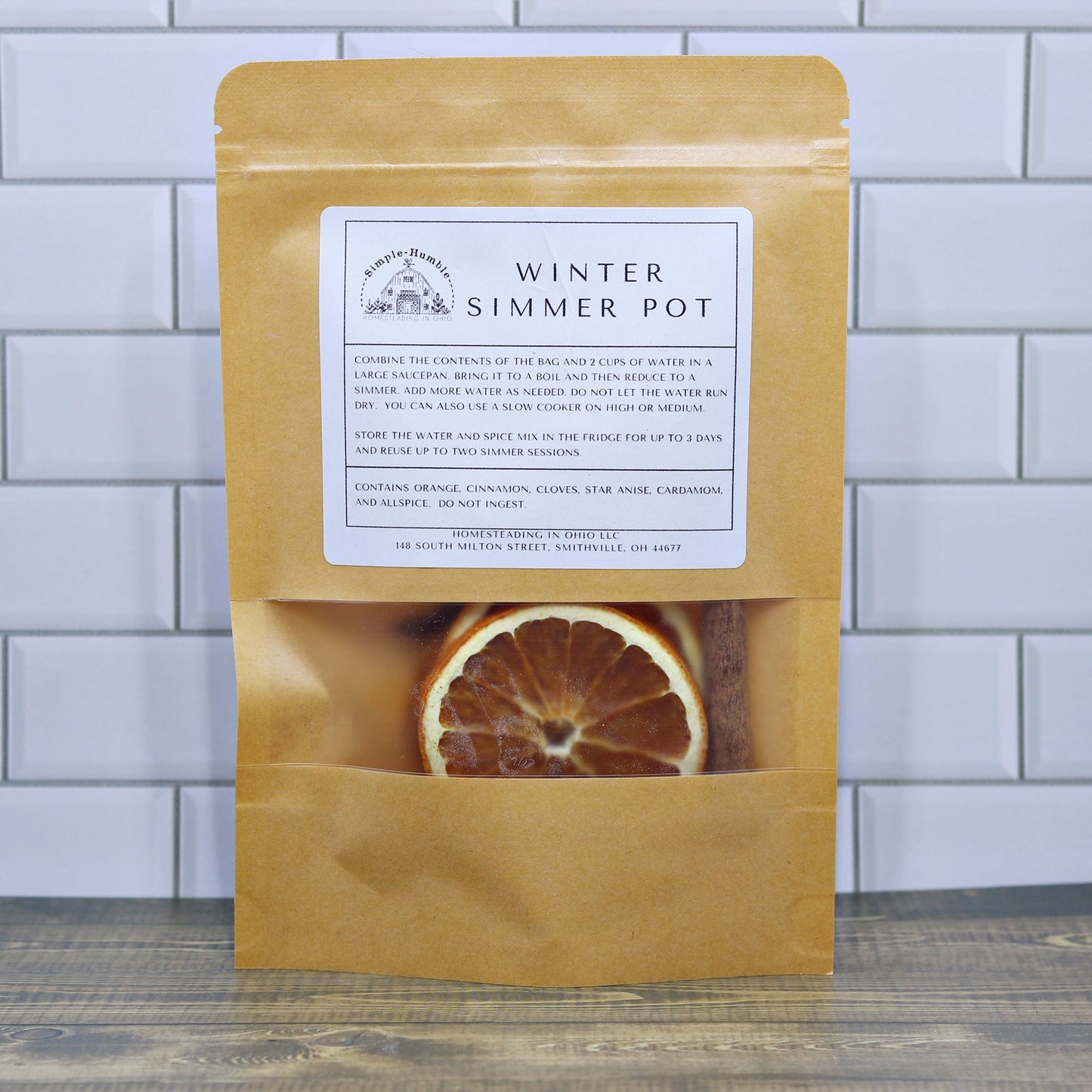 Winter Simmer Pot Kit – Cozy Aromatic Holiday Blend