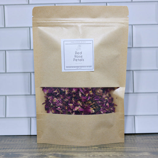 Red Rose Petals (Rosa canina) | Edible Dried Rose Petals – 1 oz