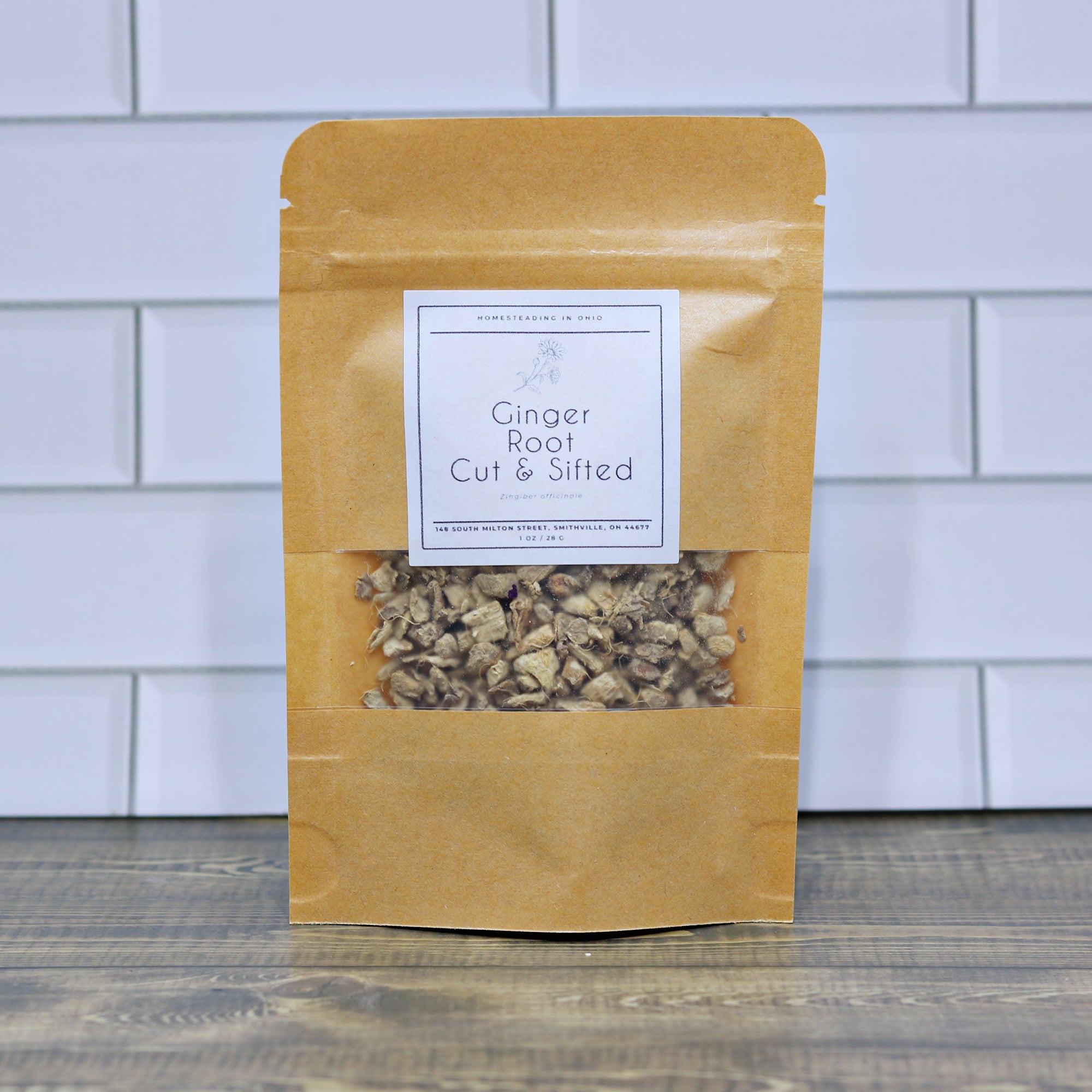 Ginger Root – Cut and Sifted (Dried) 1 oz Package – Orchid Stuff Plus