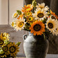 Ramo de girasoles de estilo pictórico – 20"