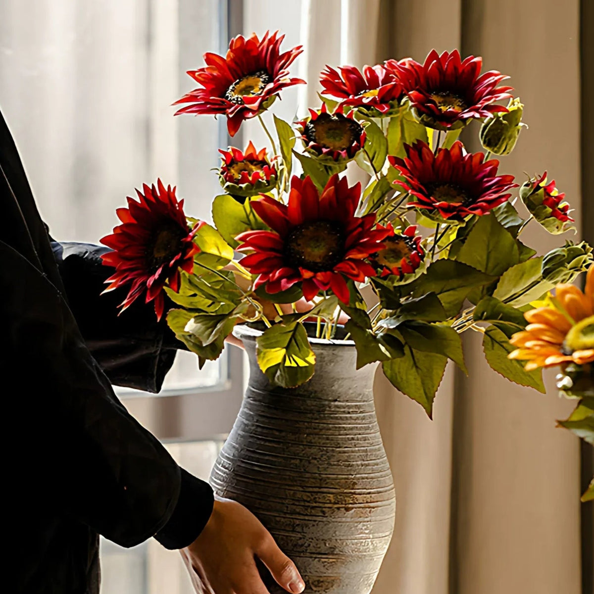 Ramo de girasoles de estilo pictórico – 20"