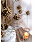 Faux Thistle Seed Pod Stem 33" Tall