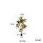 Large Leaf Artificial Croton Tree In Pot