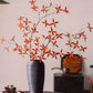 Autumn Pomegranate Leaf Stem