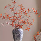 Autumn Pomegranate Leaf Stem