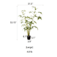 Artificial Bamboo Leaves in Pot